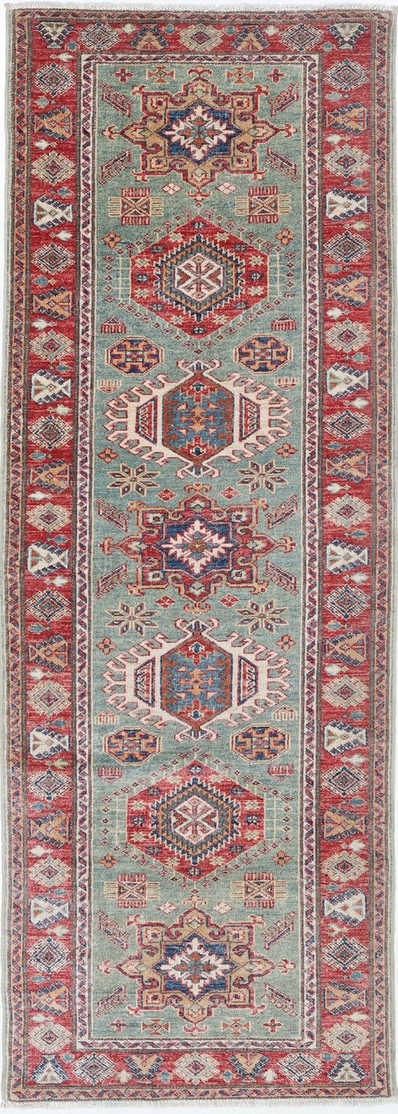 Tapis de couloir turc noué à la main, 0,77 x 2,34 m. Tapis de corridor. Chemin de couloir