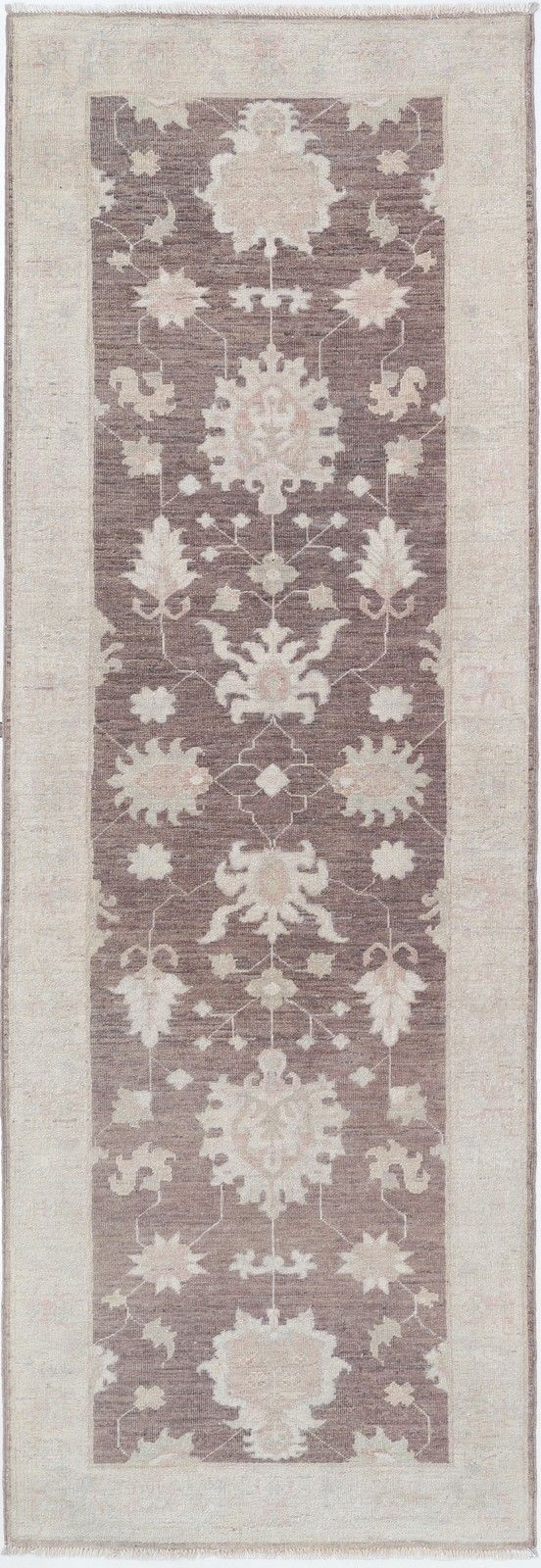 2,6 x 8 ft Bloemen Gangloper. Keukenkleed. Handgeknoopt Corridorkleed