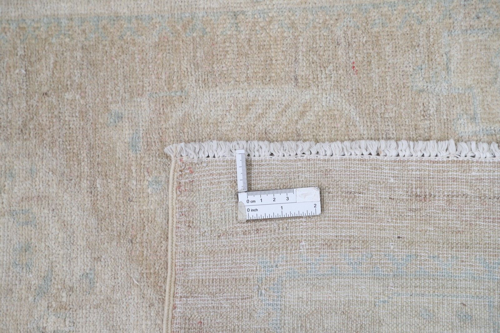 2.8x7.7 Ft Handknotted Hallway Rug. Kitchen Runner Rug. Beige Corridor Rug photo 1045.0