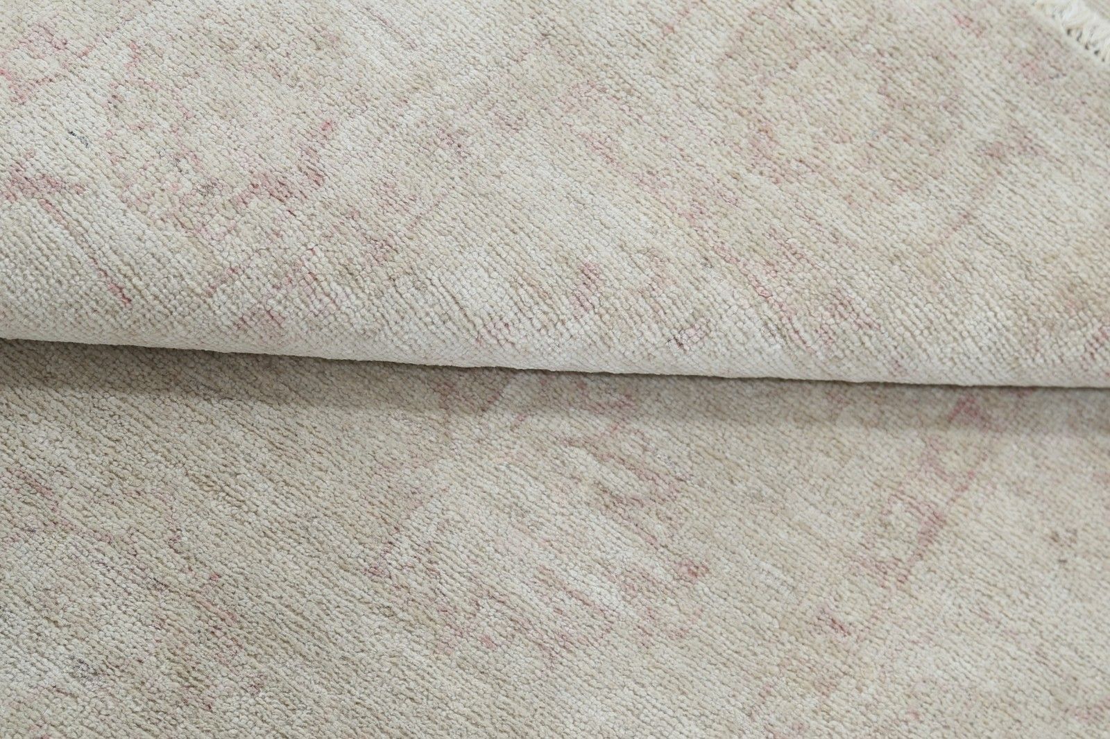 Tapis d'appoint turc traditionnel noué à la main, beige, 84 x 120 cm. 100 % laine photo vinterior