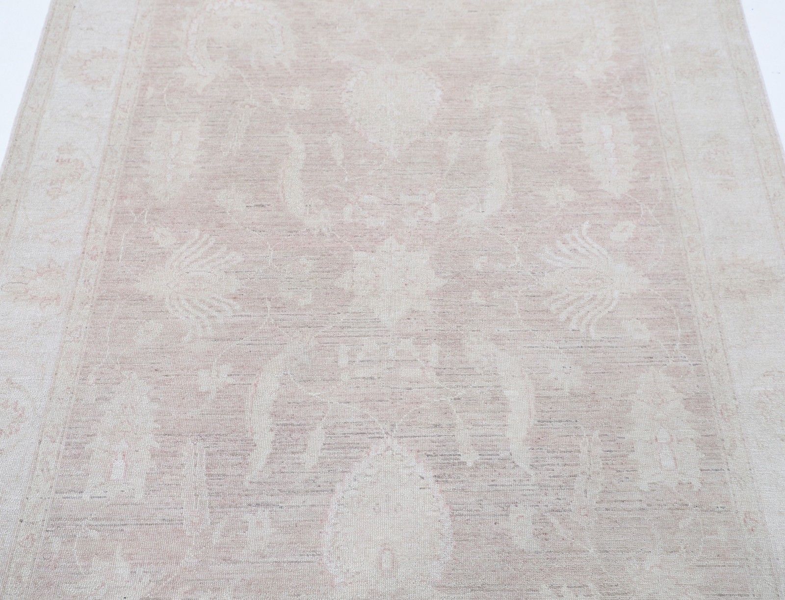 4,8 x 6,6 ft, 100% wol, handgeknoopt, zachtgetint Turks vloerkleed voor de woonkamer photo for sale