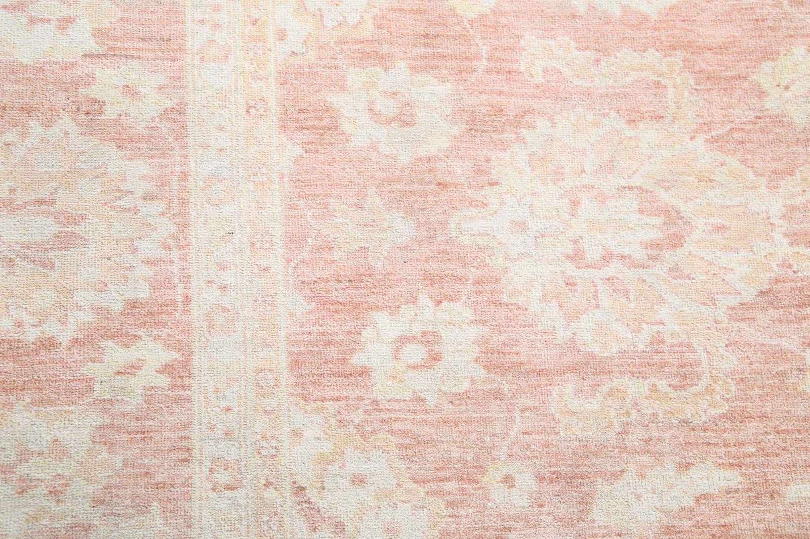 8x10 Ft Hand Knotted Blush And Ivory Rug. Floral Design Carpet For Living Room photo buy
