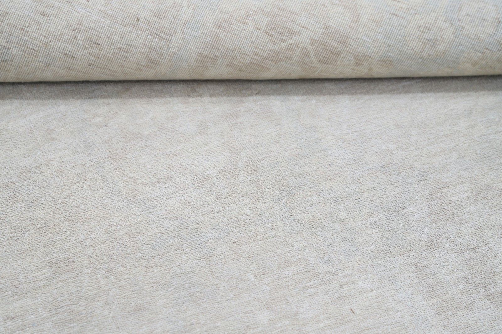 Tapis de sol turc noué à la main 1,88 x 5,19 m pour décoration intérieure, traditionnel beige photo 5276.0