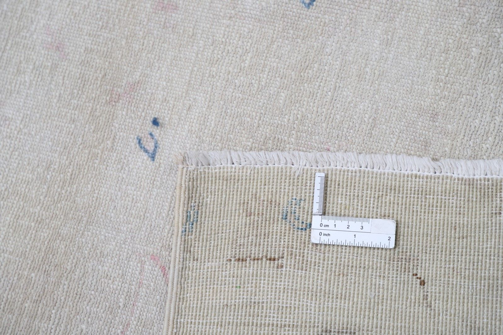 6.8x9.6 Ft Hand Knotted Beige Area Rug For Living Room. Traditional Large Carpet photo buy