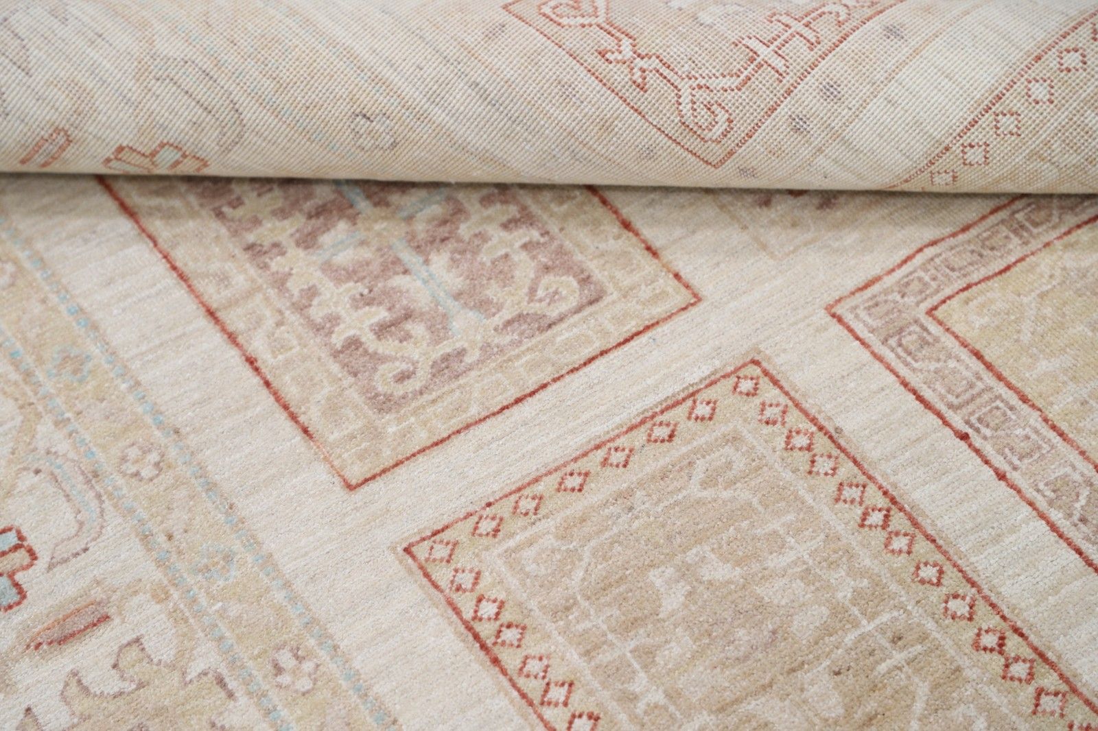 4.8x6.7 Ft Hand Knotted Turkish Area Rug For Living Room Decor. 100% Wool photo Textiles