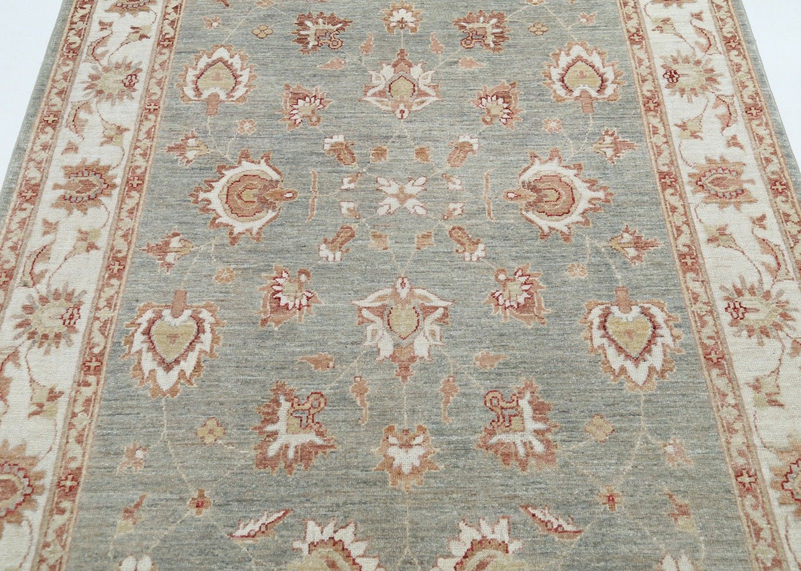 4.8x7.2 Ft Hand Knotted Floral Oushak Area Rug For Living Room Decor. 100% Wool photo 1690.0
