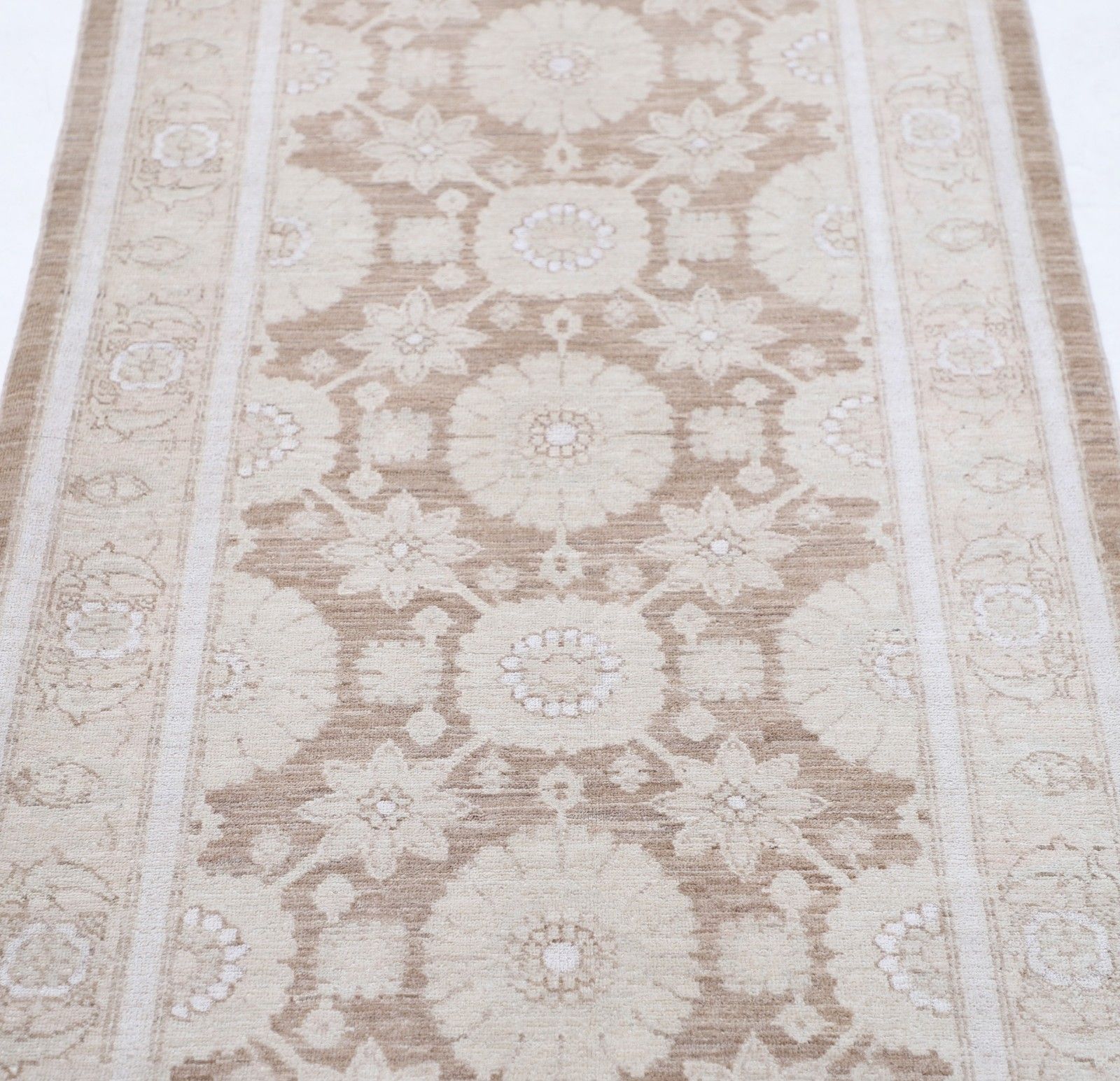 3x10.7 Ft Handknotted Runner Rug For Kitchen And Corridor Decor. Hallway Rug photo for sale