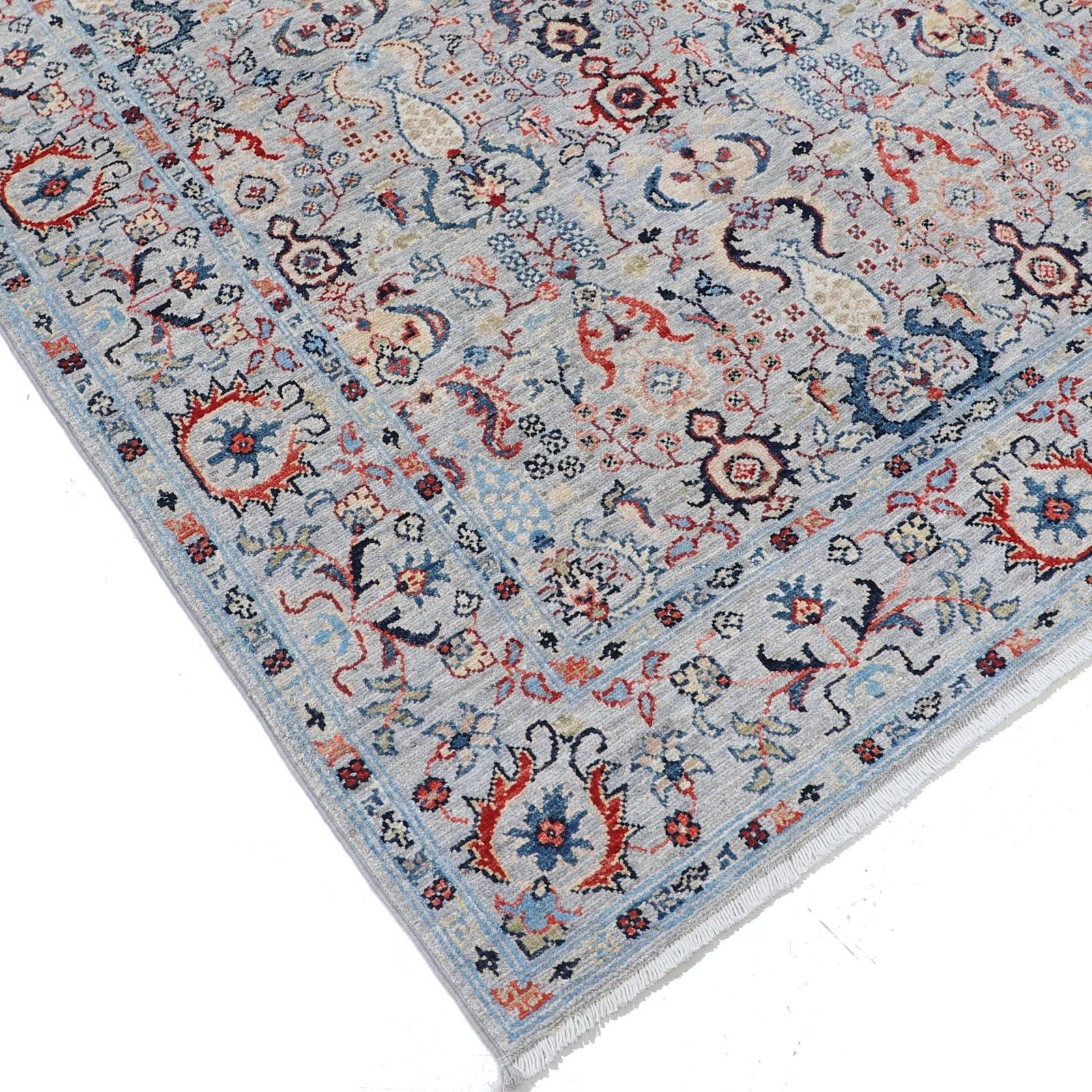 4x6 Ft Multicolor Hand Knotted Turkish Accent Rug With Floral Design photo buy