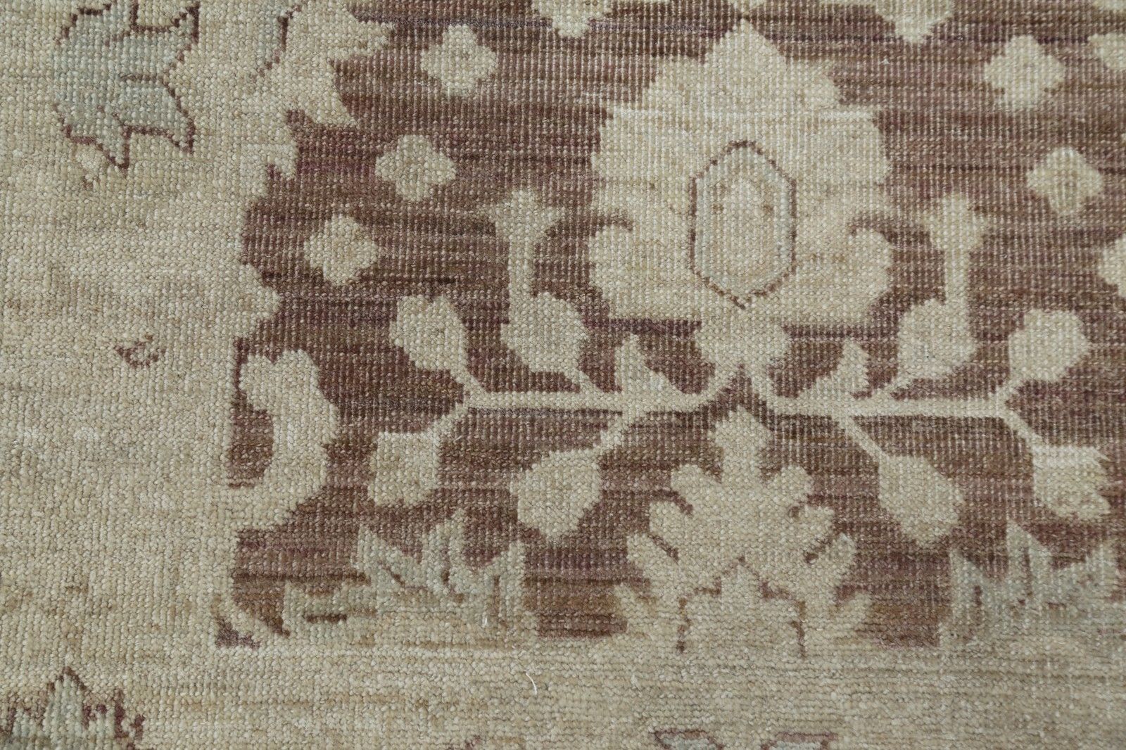 Tapis de couloir en laine noué à la main, motif floral, 0,82 x 3,08 m photo vinterior