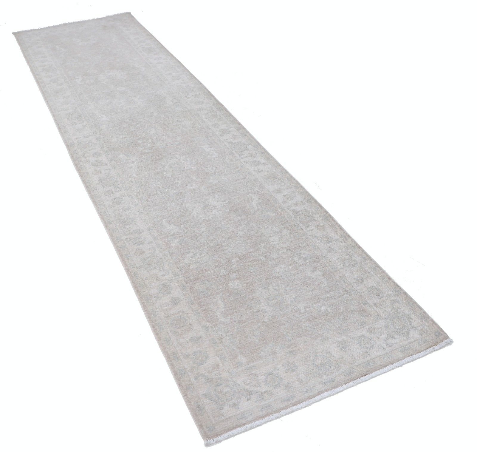 Loper 84 x 305 cm, beige, voor keuken, gang en hal. Handgemaakte traploper photo furniture