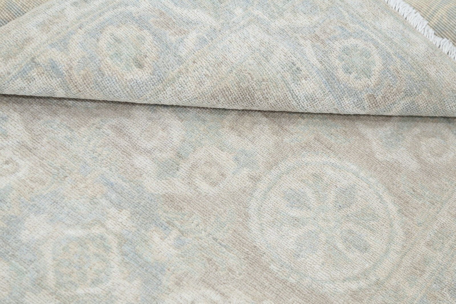 Tapis d'appoint beige 0,79 x 1,22 m pour chambre, noué à la main, laine turque pour entrée photo Textiles