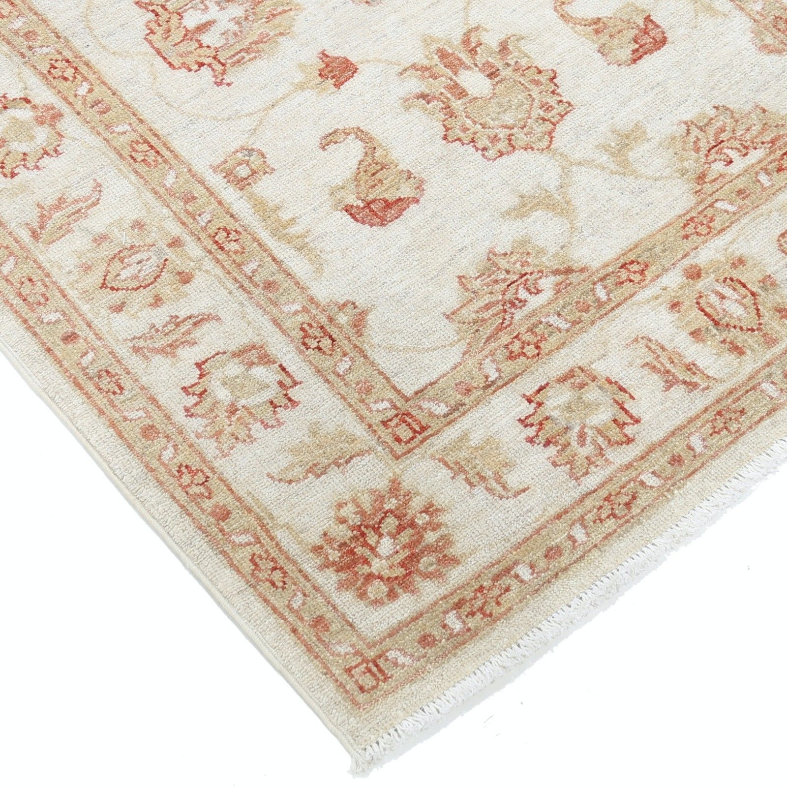 Tapis d'appoint turc noué à la main 3 x 3,7 pi, laine, pour entrée. Tapis de chevet beige photo vinterior