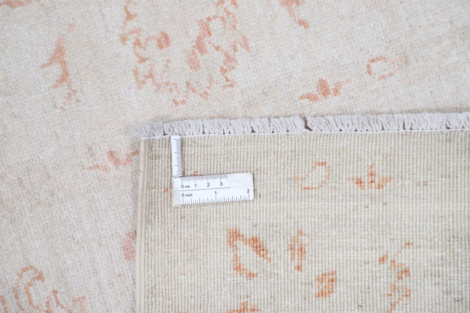 2.8x4 Ft Hand Knotted Small Turkish Wool Rug. Handmade Beige Accent Rug photo 557.0