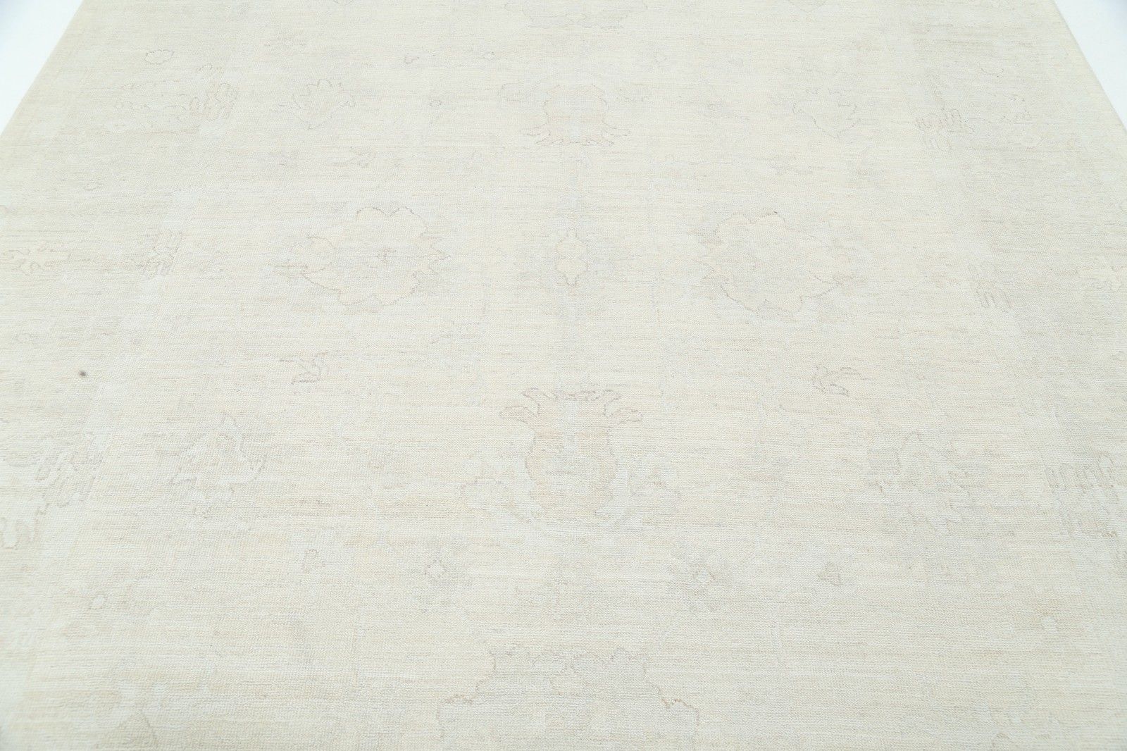Grand tapis en laine noué à la main, 257 x 300 cm, traditionnel beige photo 3908.0