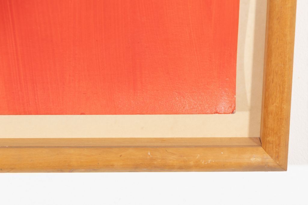 Abstract Oil On Paper Attributed To Jeff Hoare (1923 2019) photo for sale
