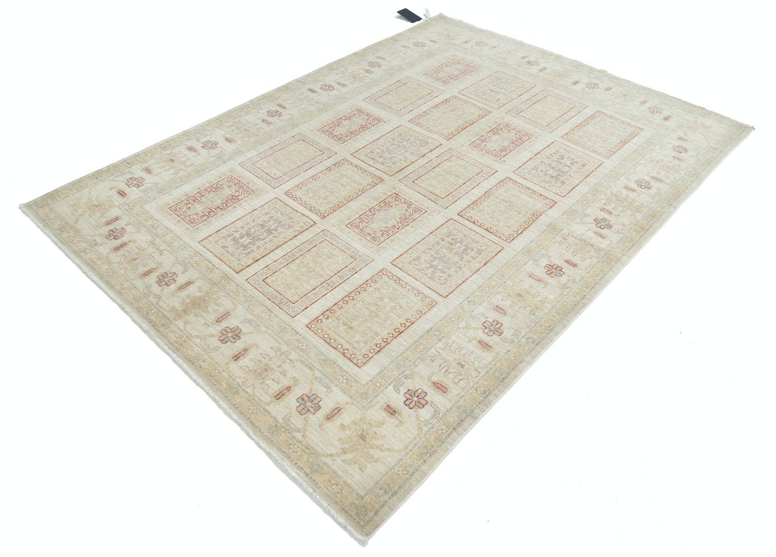 5.7x7.8 Ft 100% Natural Wool Hand Knotted Turkish Area Rug For Living Room photo for sale