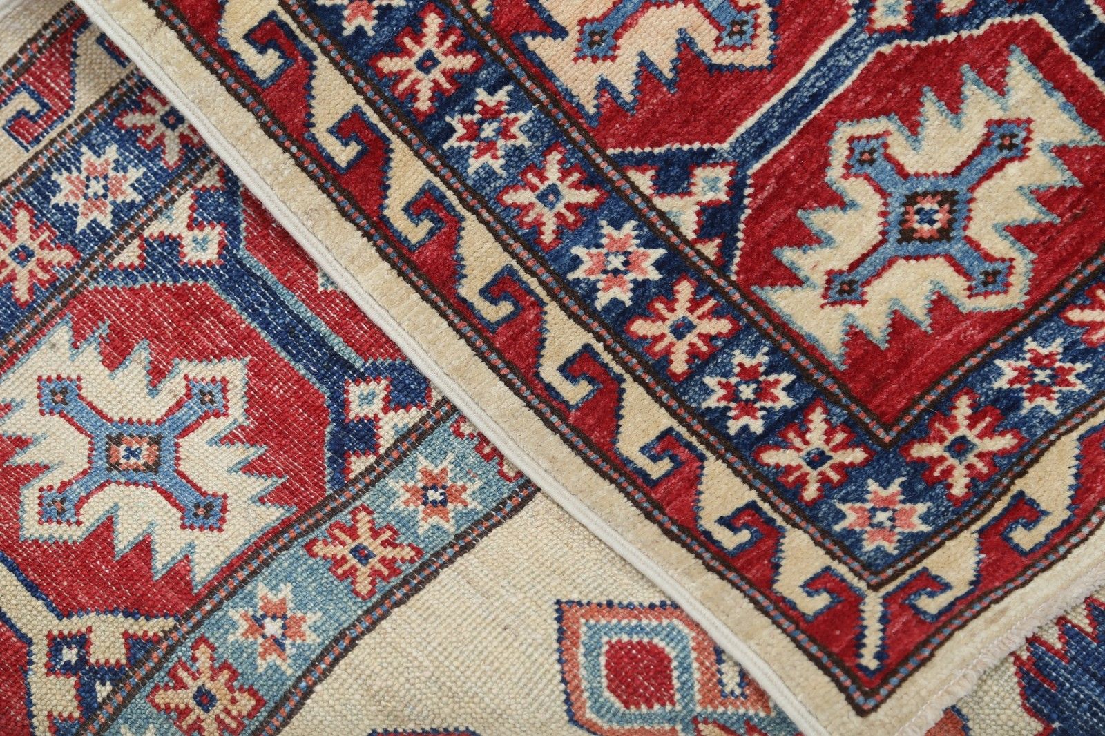 Tapis turc à motifs géométriques, noué à la main, 152 x 198 cm photo buy