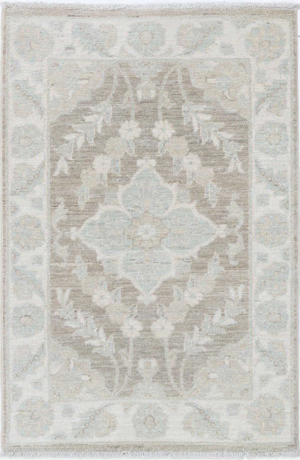 Tapis d'appoint en laine, 2 x 3 pi, noué à la main, traditionnel turc, petite surface