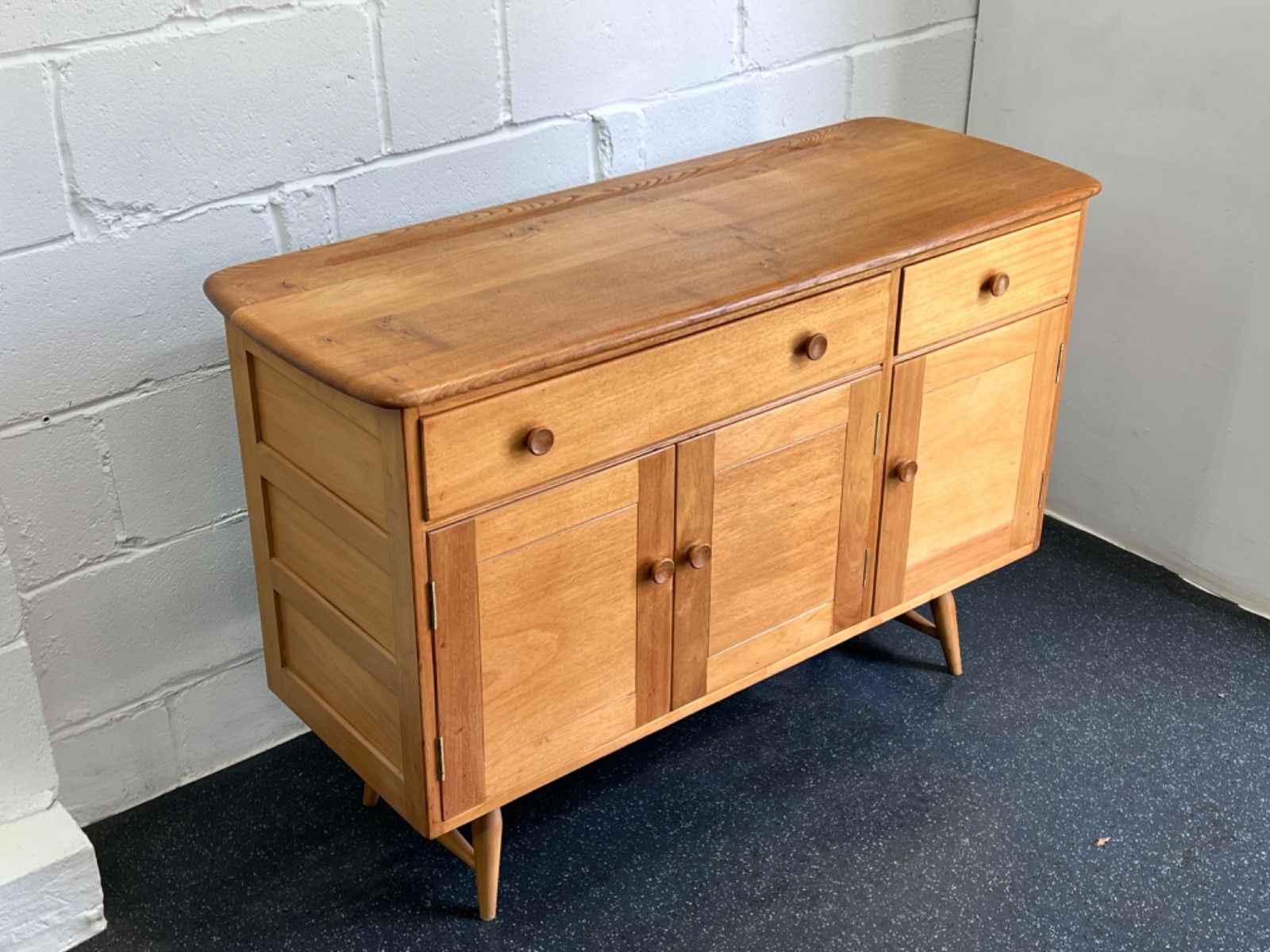 895.0 Vintage Ercol Sideboard Midcentury Blonde (Delivery Available) photo