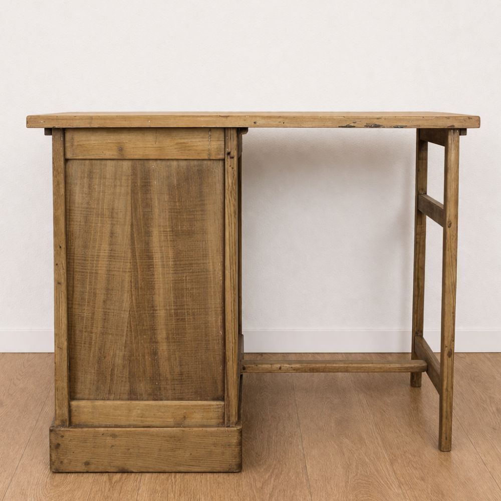 Vintage Oak Desk From The 1940s photo buy
