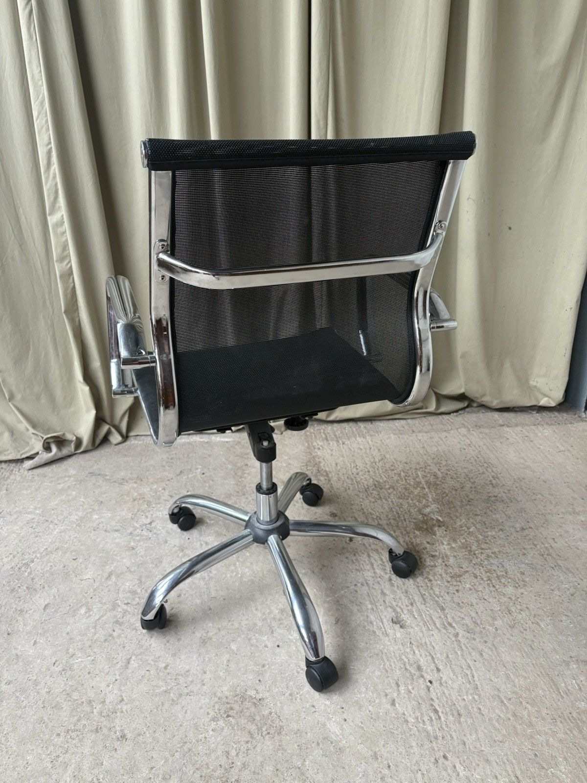 Vtg Mid Century Style Occasional Desk Swivel Chair Danish Scandi Retro R1160 photo vinterior