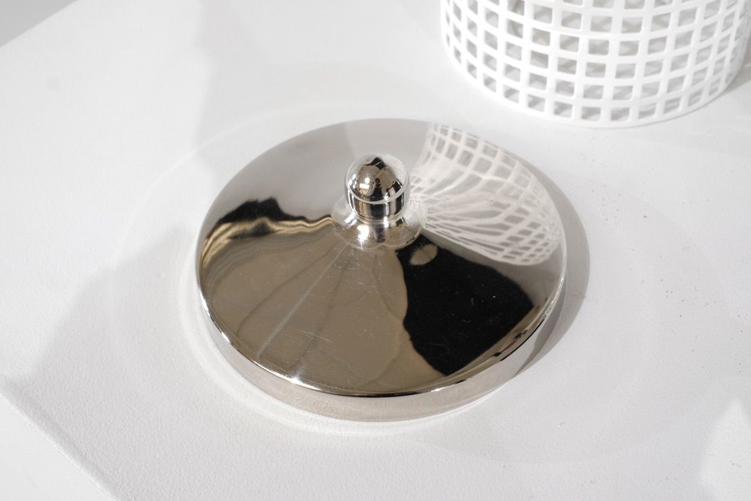 Sucrier By Josef Hoffmann For Bieffeplast, Italy 1980s. photo buy