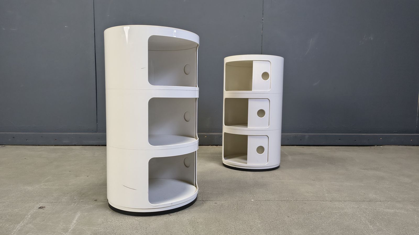 Pair Of Bedside Cabinets By Anna Castelli Ferrieri For Kartell, 1960s photo Furniture