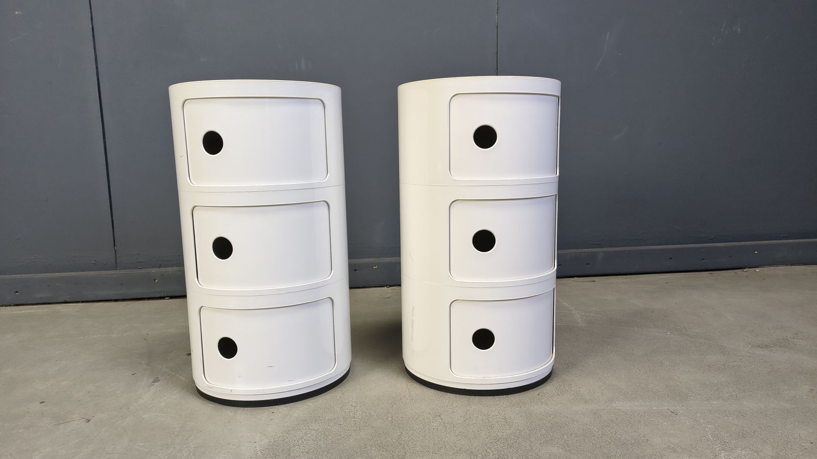 Pair Of Bedside Cabinets By Anna Castelli Ferrieri For Kartell, 1960s photo buy