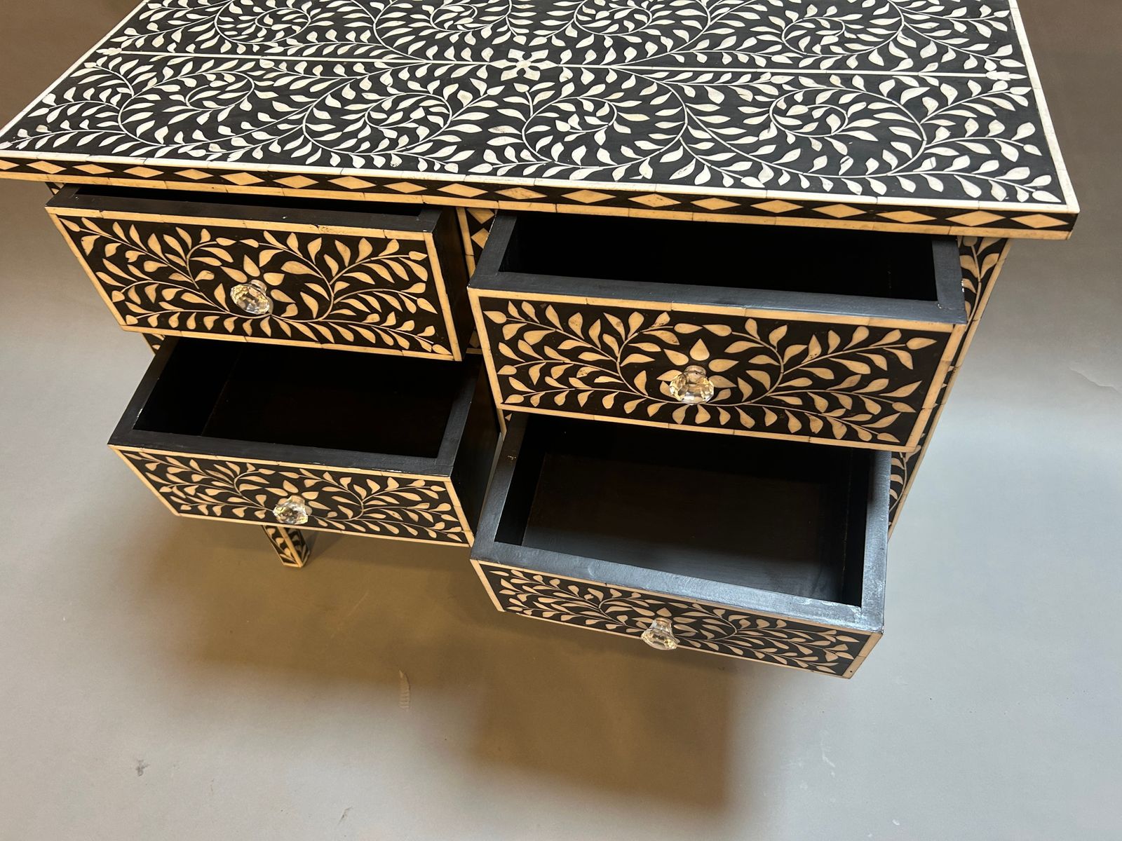 Decorative Inlaid Chest Of Drawers photo vinterior