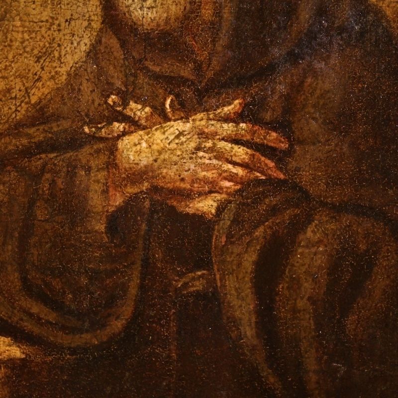 1100.0 Tableau italien d'époque, Saint François de Paule, XVIIe siècle photo