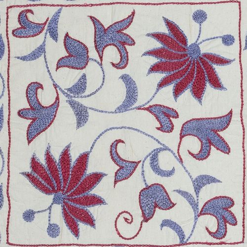 19"X19" Embroidered 100% Cotton Cushion. New Pillow Cover. Handmade Toss Pillow photo furniture