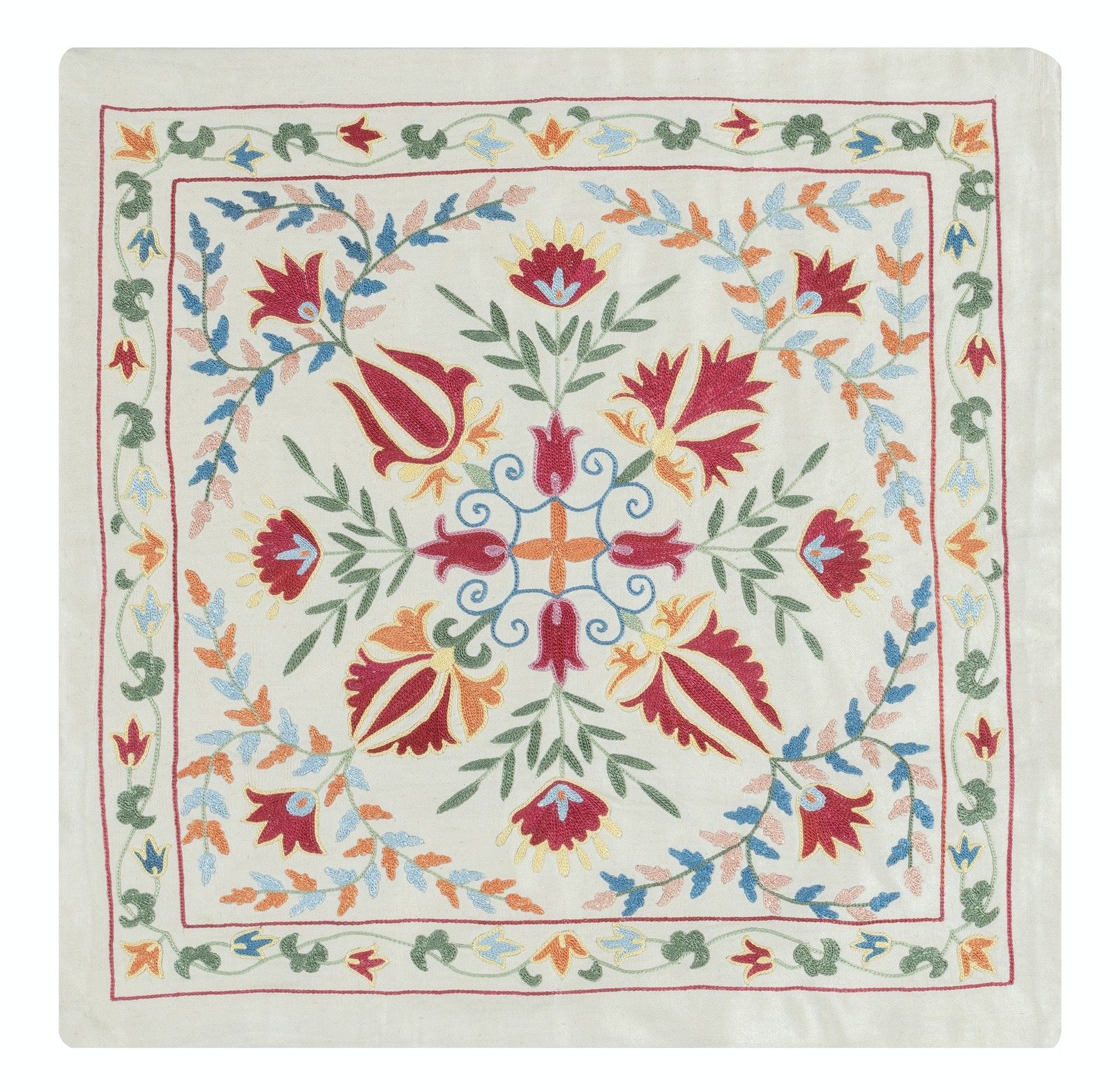 20"X20" Set Of 2 100% Silk Accent Pillow Covers. A Pair Of Cushion Covers photo for sale