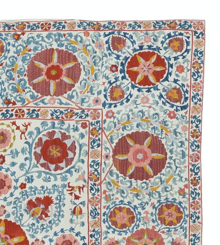 4.4x4.8 Ft Embroidered Silk Wall Hanging. Traditional Table Cover. New Bedspread photo for sale