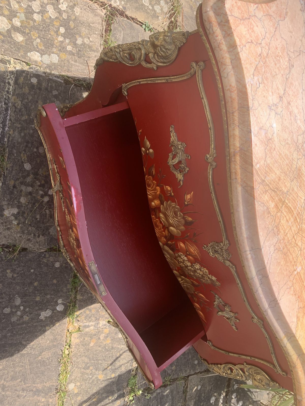An Early 20th Century/Vintage Continental Style Chest And Mirror. photo 765.0