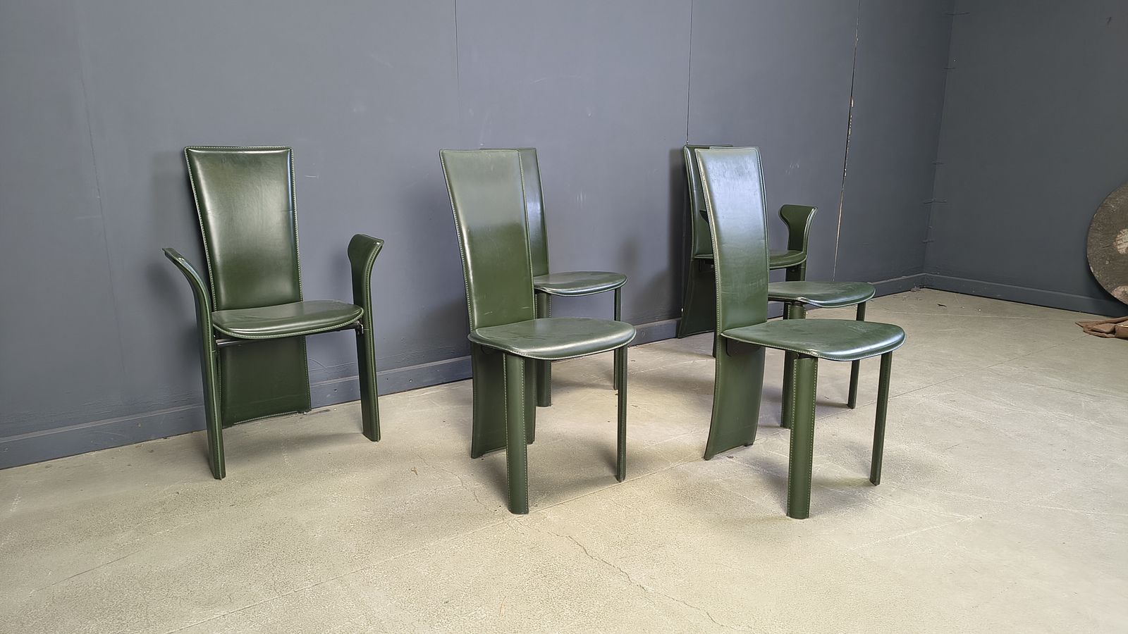 photo for sale Vintage Dining Chairs By Pietro Costantini, 1980s, Set Of 6