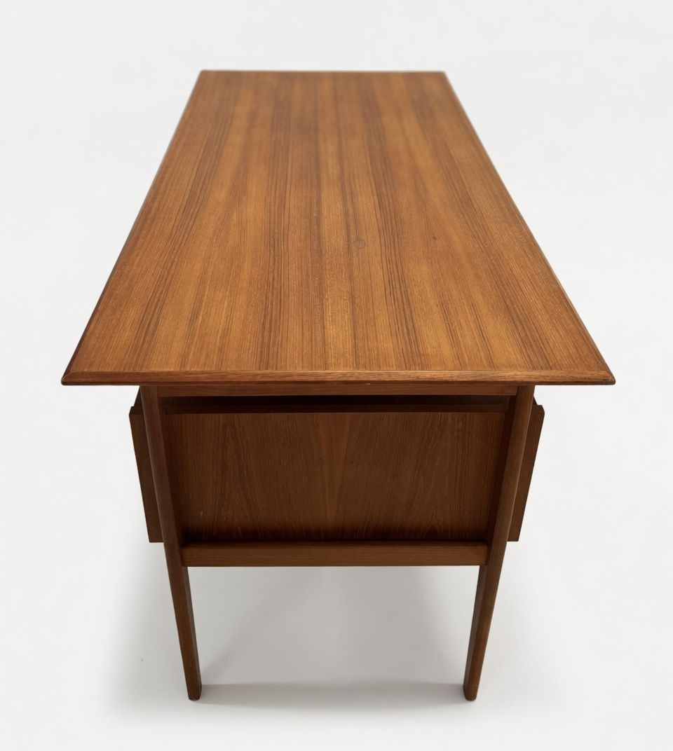 Teak Desk By Gunner Nielsen For Tibergaard, 1960s. photo 1150.0
