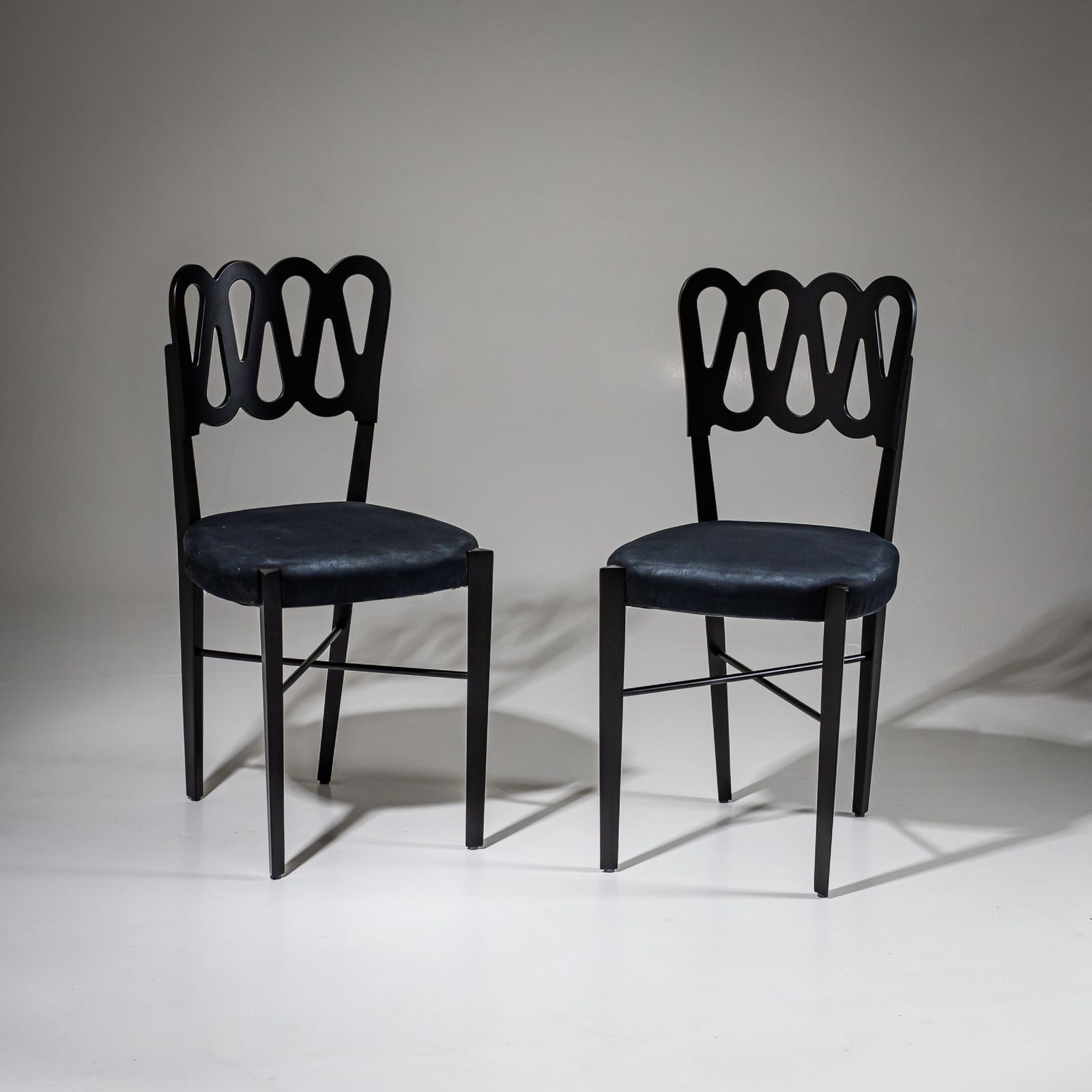 Set Of Four Dining Chairs, Model G6g By Gio Ponti For Montina, Italy, 1969 photo 1560.0