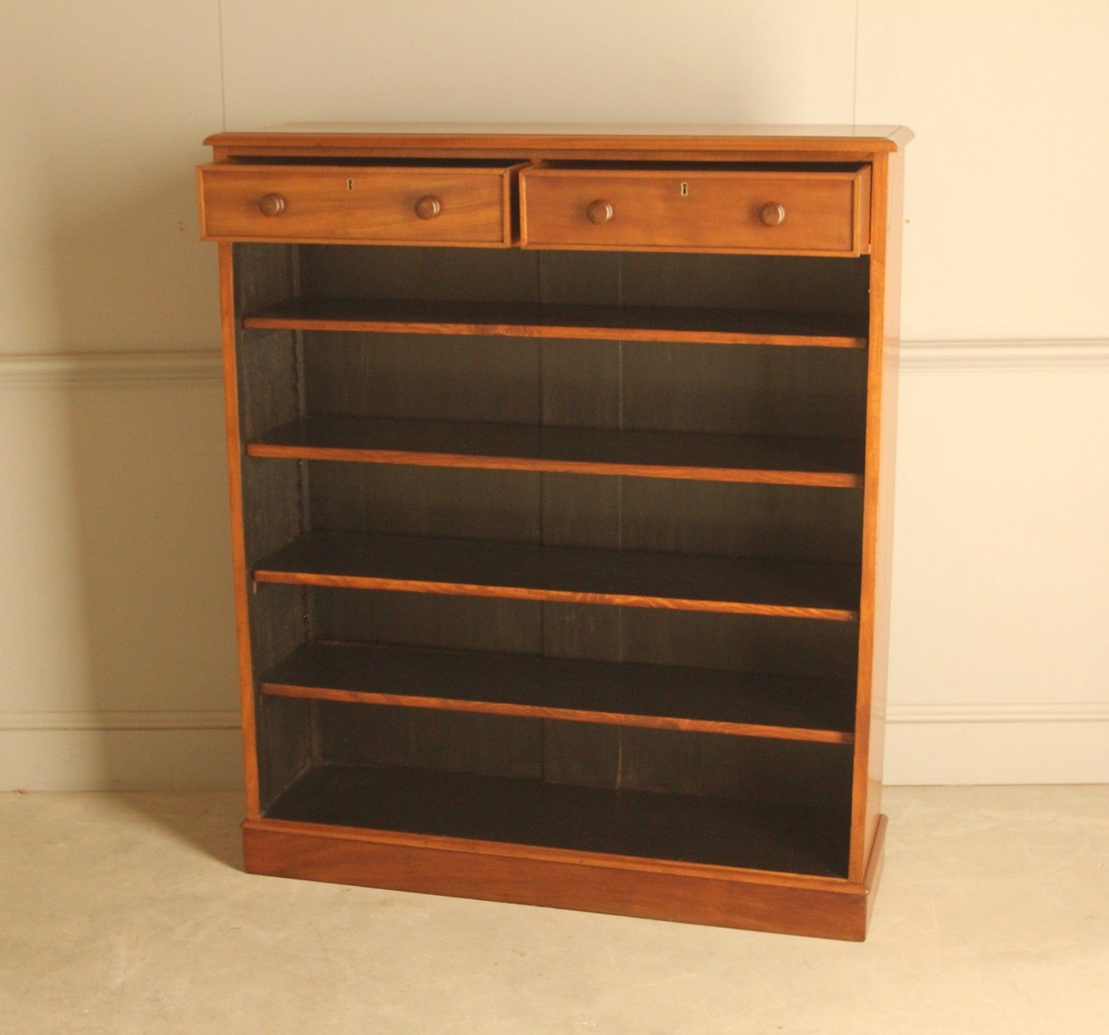 A Handsome 19th‑Century Mahogany Tall Open Bookcase photo buy