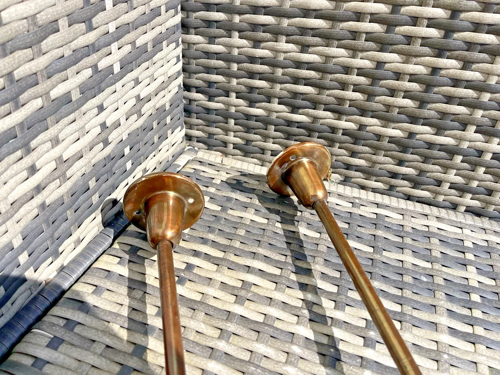Art Deco Copper Falks Light Fitting Ceiling Pole For Opaline Chapel Church Shade photo buy