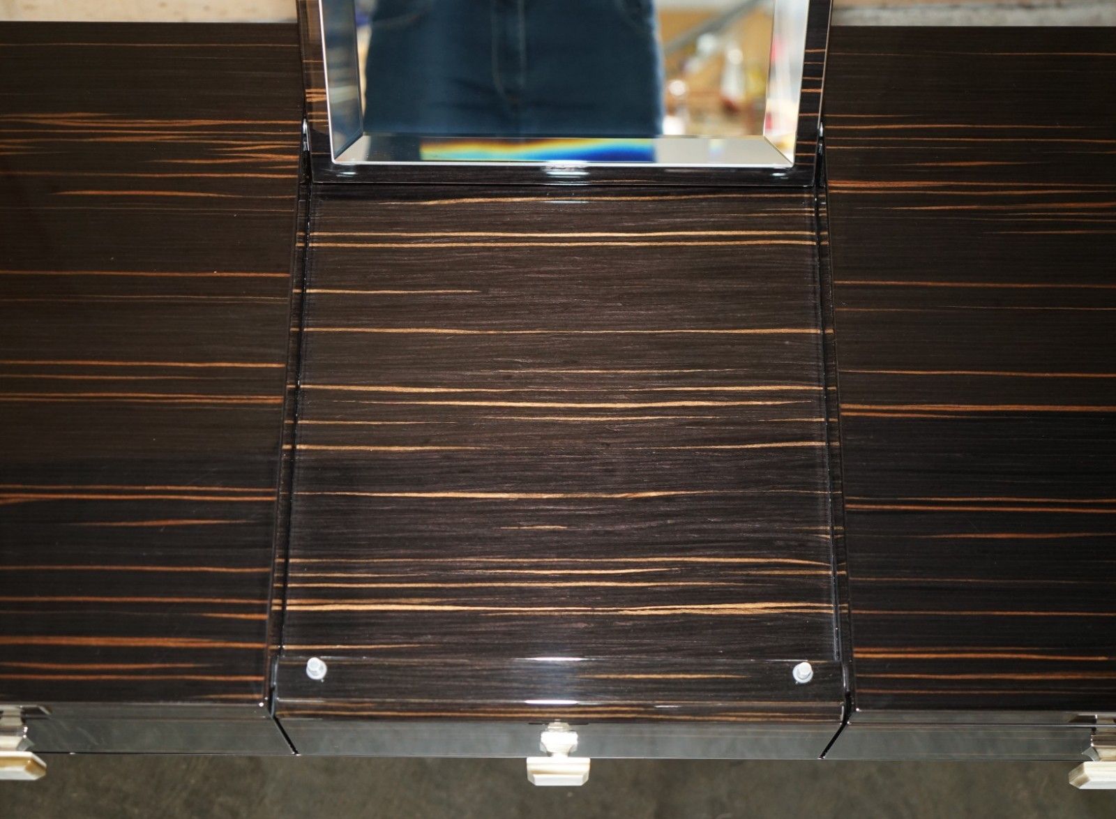 photo vinterior Fendi Casa Italy Macassar Ebony Nascondino Dressing Table & Stool