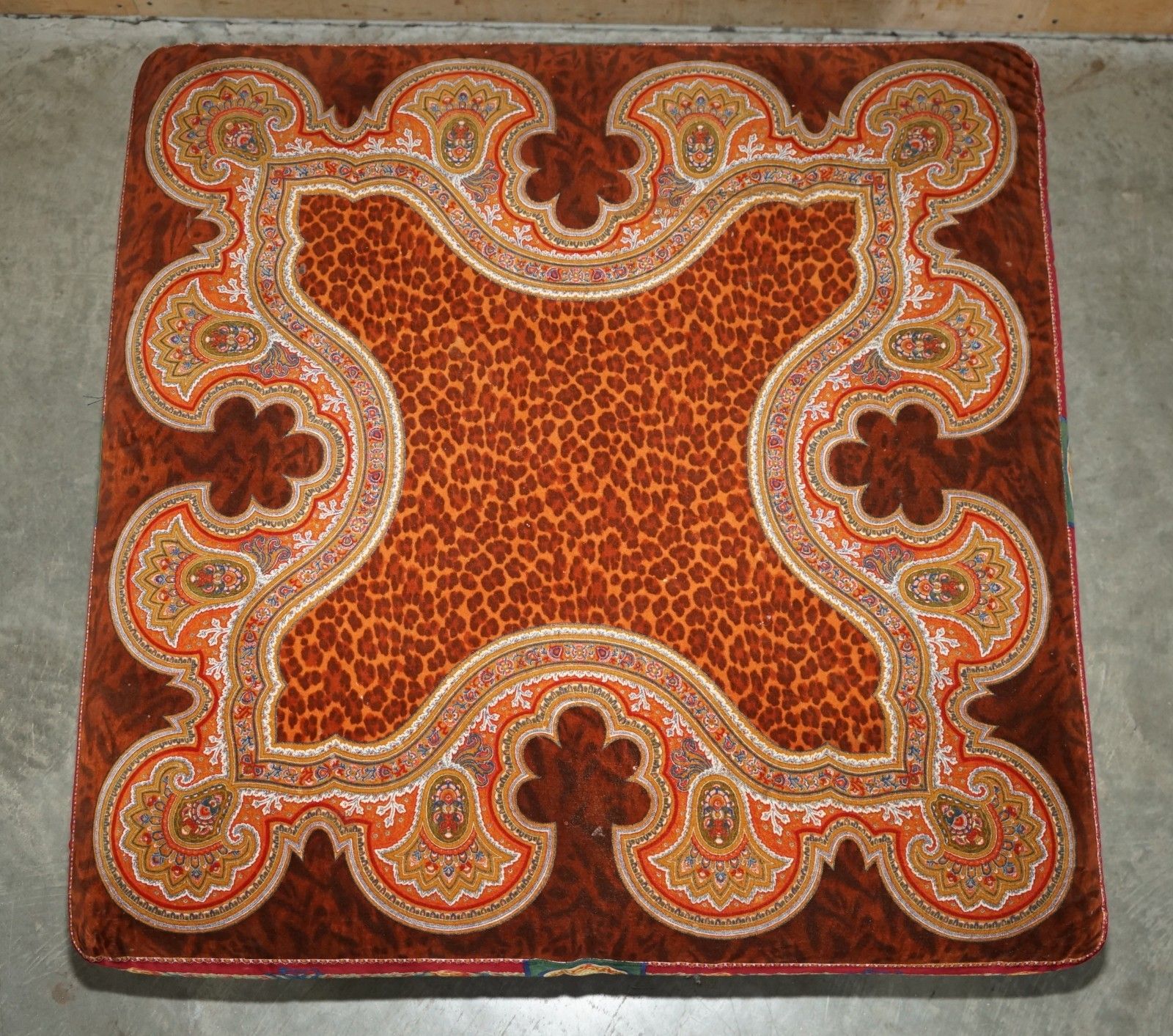 £9,000 Versace Italy 2003 Ilian Rachov Designed Ottoman Footstool Part Of Suite photo vinterior