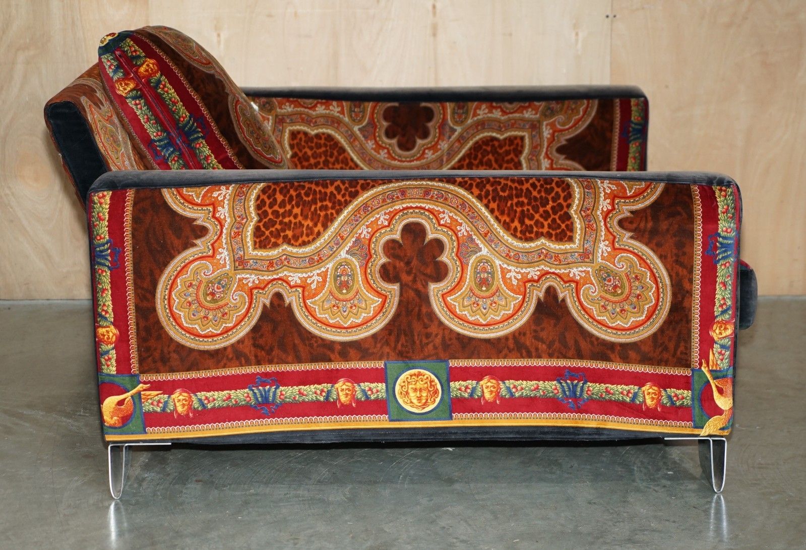 Furniture £17,000 Versace Ilian Rachov Designed Adjustable Armchair Loveseat Part Of Suite photo