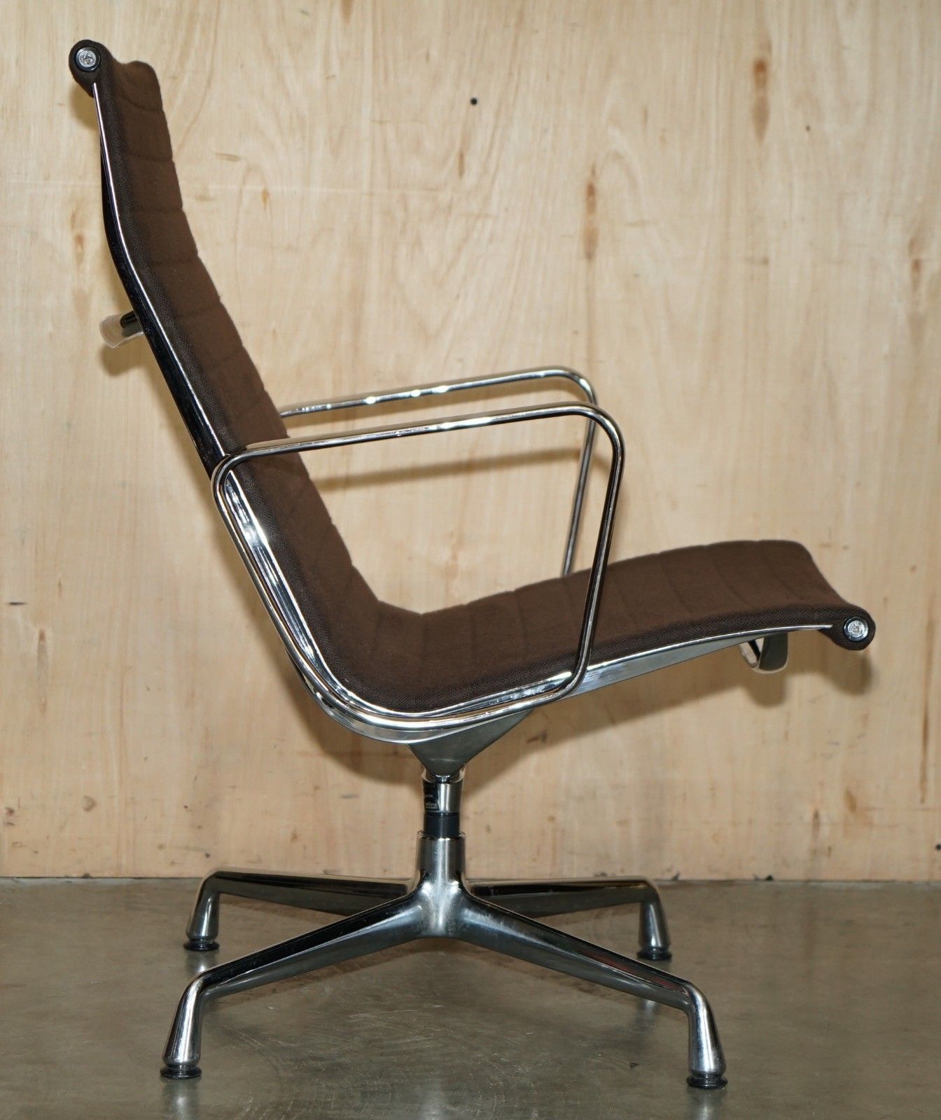 photo for sale 1 Of 3 Brown 1987 Vitra Eames Herman Miller Ea 116 Model Office Swivel Chairs