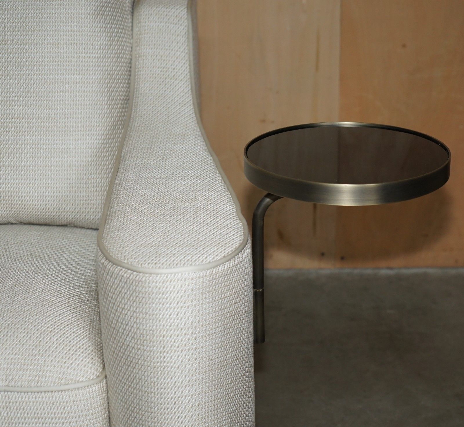 photo for sale Pair Of Designer Fendi Heritage Luxury Living Armchairs With Adjustable Tray