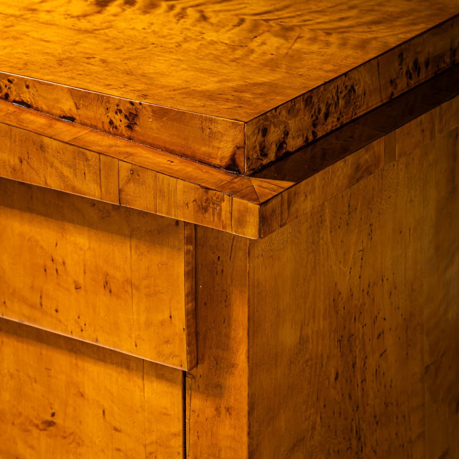 Biedermeier Chest Of Drawers In Birch, Northern Germany, Circa 1820 photo 3110.0