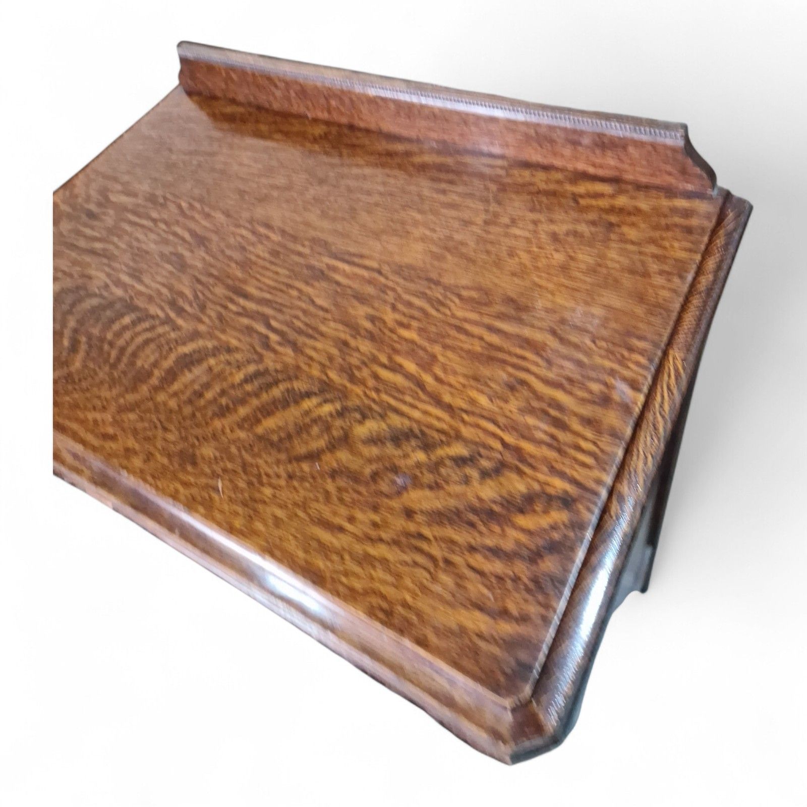 Vintage Oak Tall Chest Of Drawers 4 Drawer Tallboy Carved Detail photo vintage
