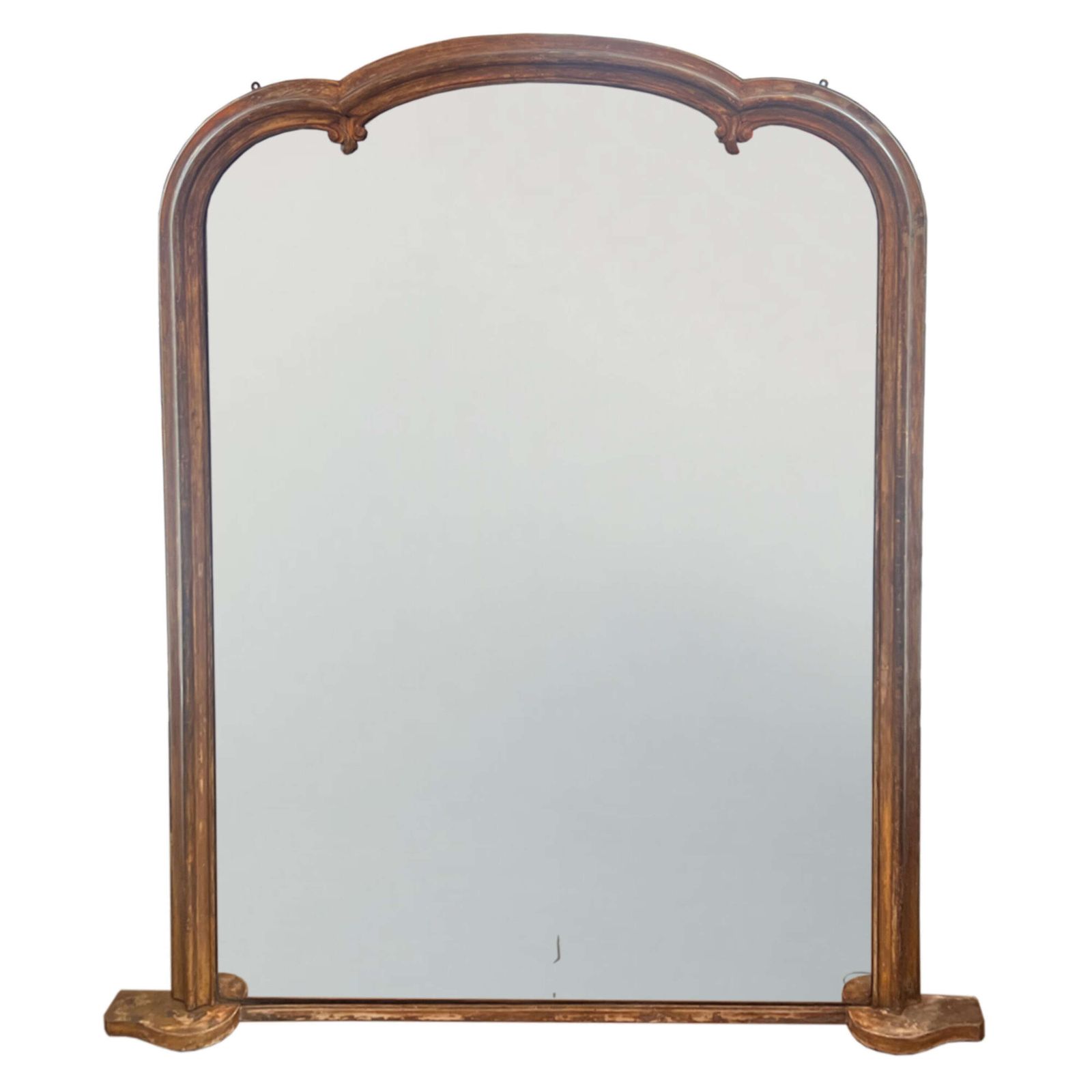 Large Late 19th Century French Overmantle Mirror