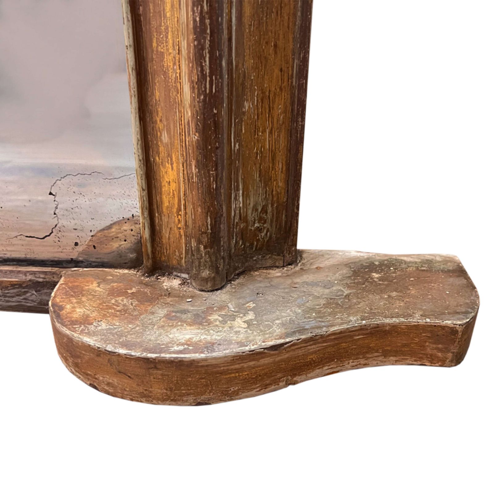 Large Late 19th Century French Overmantle Mirror photo vinterior