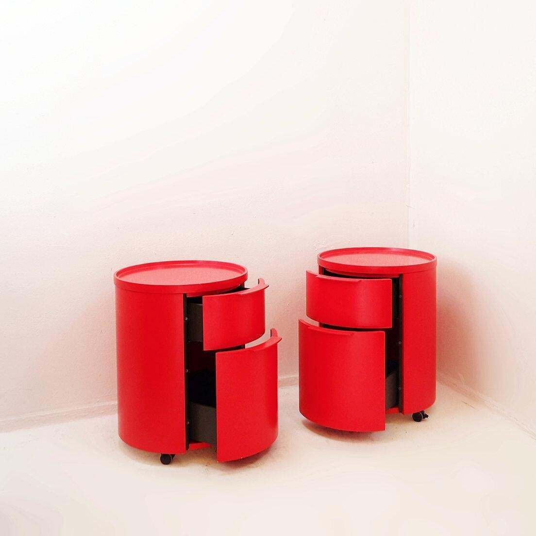 photo buy Pair Of Cylindrical Drawer Units Conga   Thomas Althaus For Schönbuch   21th