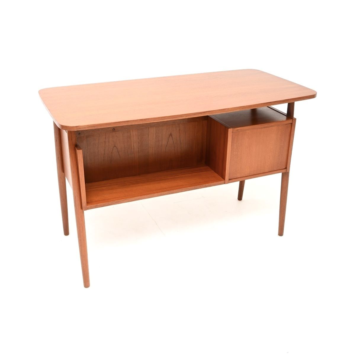 Danish Vintage Teak Desk By Gunnar Nielsen For Tibergaard photo buy